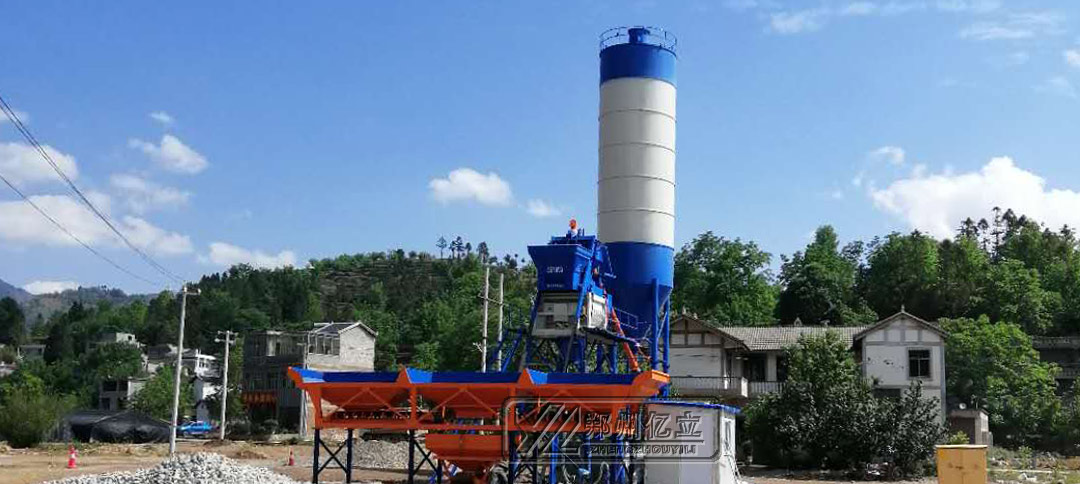 小型混凝土攪拌站（zhàn）用戶現場