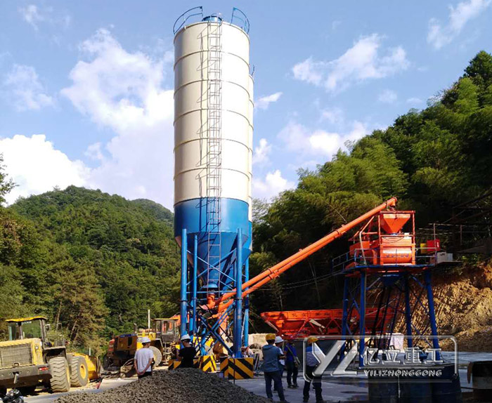 時產35方(fāng)混(hún)凝土攪拌站設備