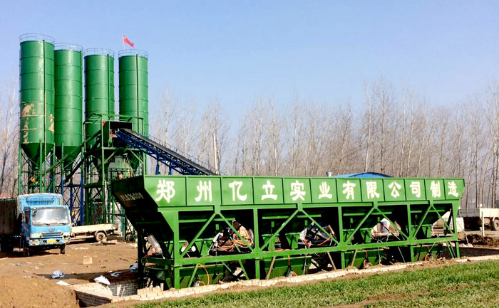 混（hún）凝土攪拌站用戶使用（yòng）現場實拍