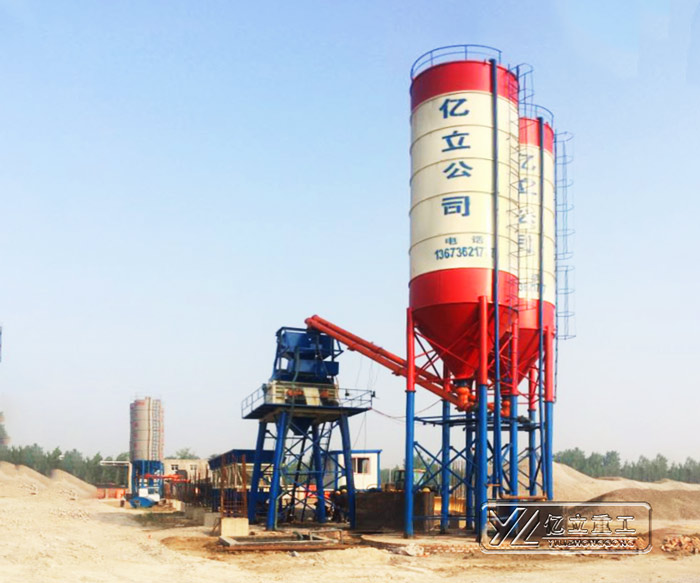 混凝土攪拌站（zhàn）用戶現場 外觀大氣 內在實用
