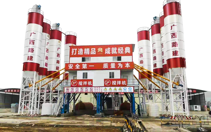 大型混（hún）凝土攪拌站