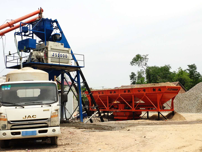 工程混凝土攪拌站用戶現場