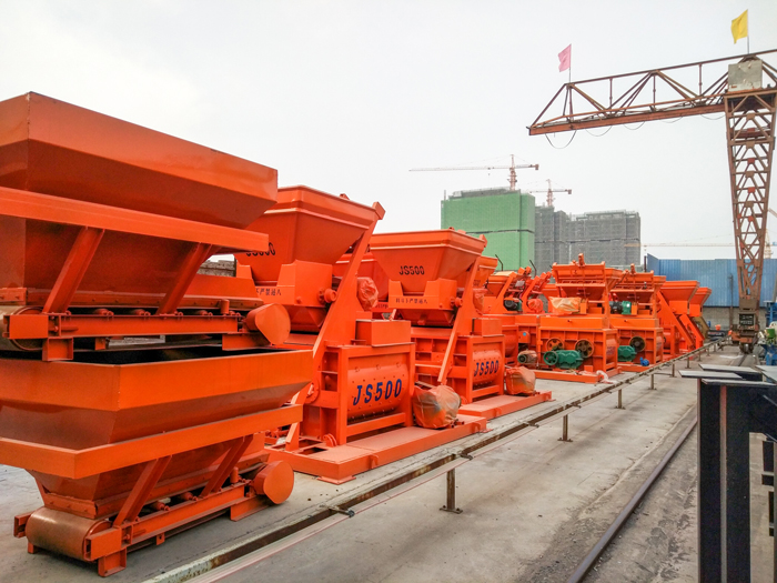 JS500混凝土攪拌機_小型25站設備主機（jī）_攪拌機廠家直供