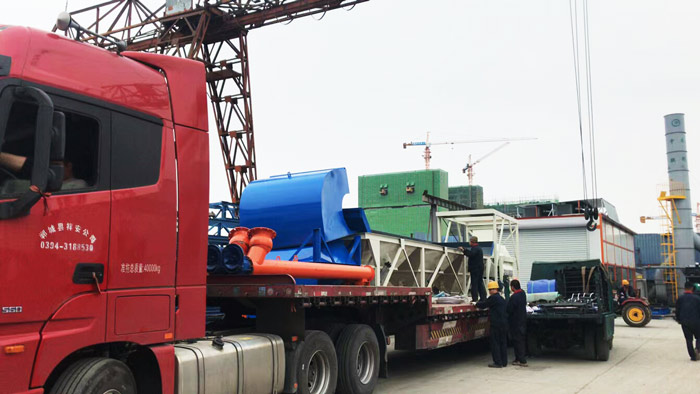 75攪拌站發貨現場