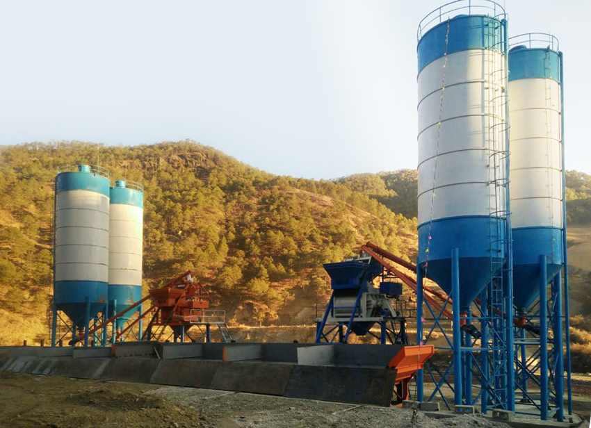 中小型混凝土攪拌站客戶現場（chǎng）