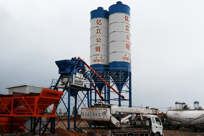 混凝土攪拌站用戶現場