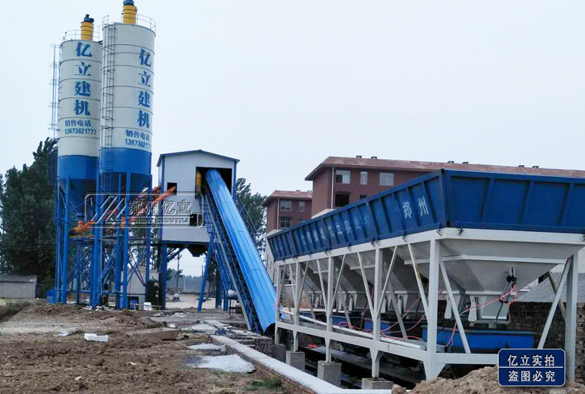 混凝土攪拌站客戶現場（chǎng）高清大圖