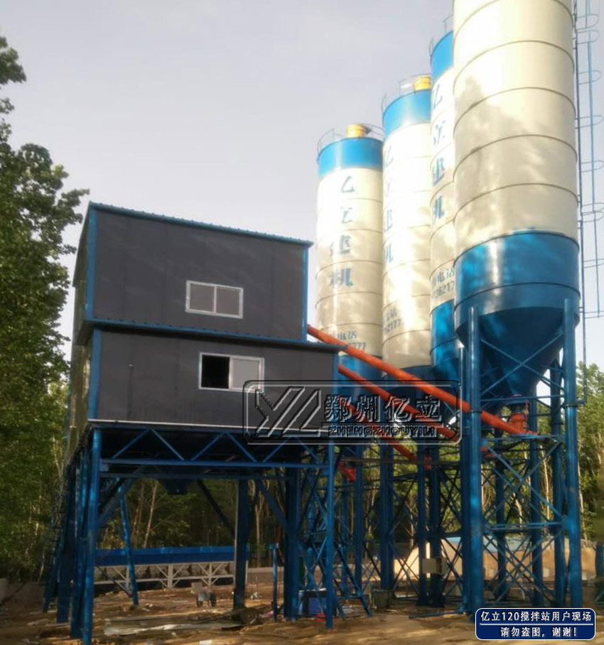 混凝土攪（jiǎo）拌站用戶現場