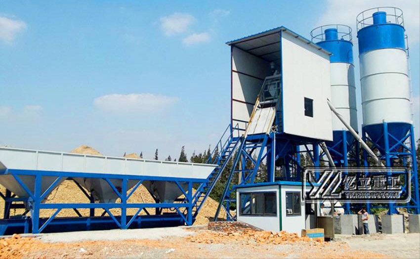 小型混凝土攪拌站用戶現場