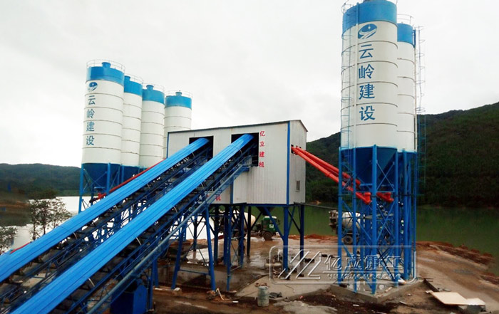 混凝土攪拌站設備（bèi）廠家 億立攪拌站質量（liàng）更好