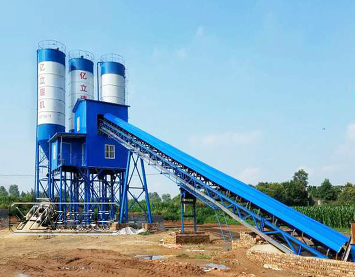 120混凝土攪拌站側(cè)邊實拍圖(tú) 怎麽看都不怕