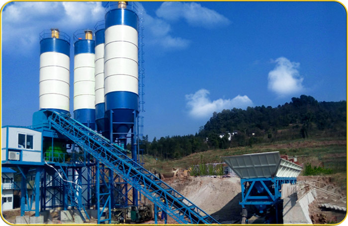 混(hún)凝土攪拌站生(shēng)產現場實拍 攪拌站(zhàn)設(shè)備廠家源頭廠家