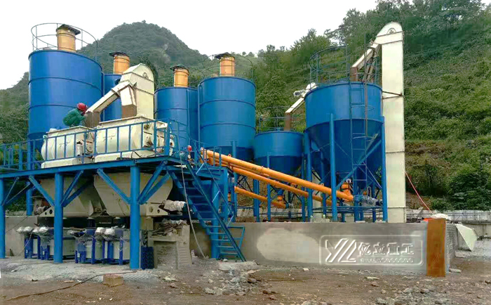 砂漿攪拌站設備用戶現場實拍（pāi）