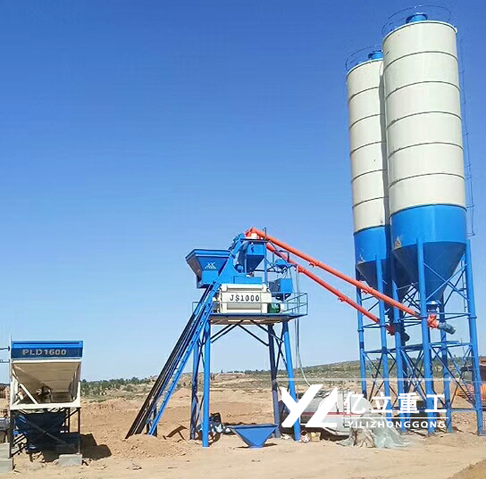 小型混凝（níng）土攪（jiǎo）拌站案例現場