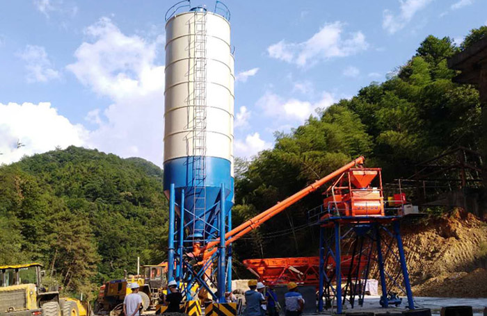 HZS35混(hún)凝土攪拌站