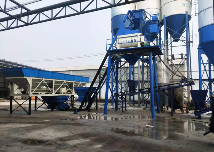 JS混凝土攪拌機應用於攪拌站中