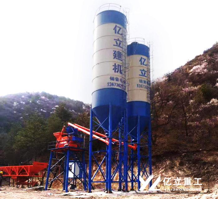 35混（hún）凝土攪拌站用戶現場實（shí）拍