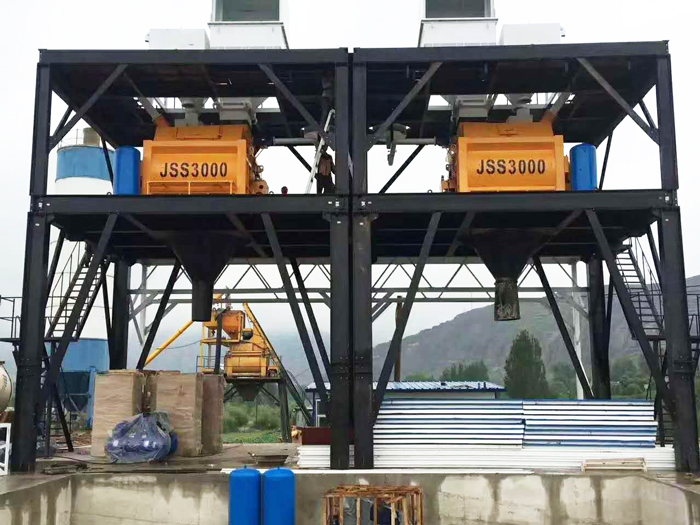 雙（shuāng）180混凝土攪拌站攪（jiǎo）拌機