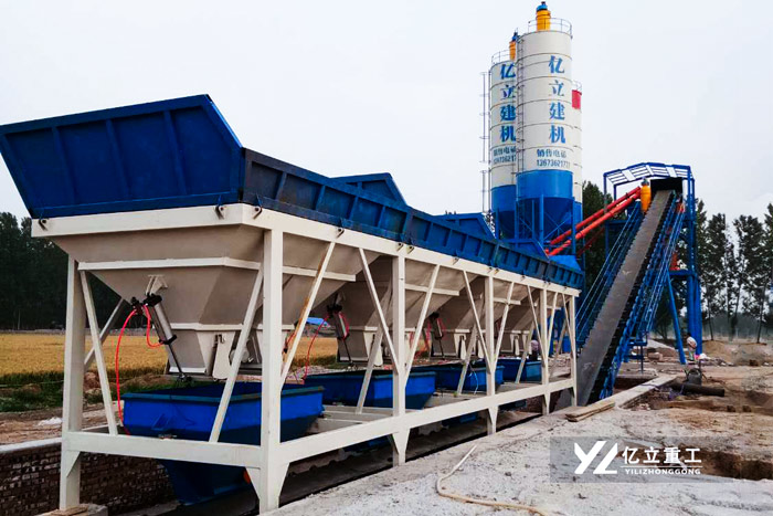 混凝土（tǔ）攪拌站設備_用戶現場實拍_廠家直供