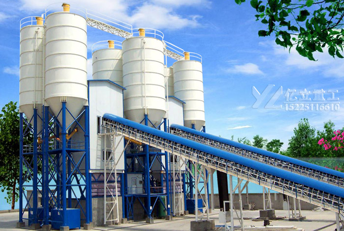 大（dà）型商品混凝土（tǔ）攪拌站用戶現場