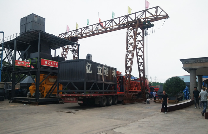 混（hún）凝土攪拌站設備發貨